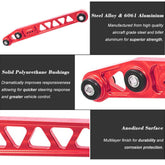 Rear Lower Control Arm Subframe Brace Tie Bar Kit for Honda Civic EK 96-00 Red